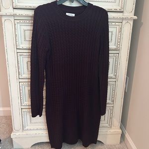 Calvin Klein burgundy/ purple dress medium